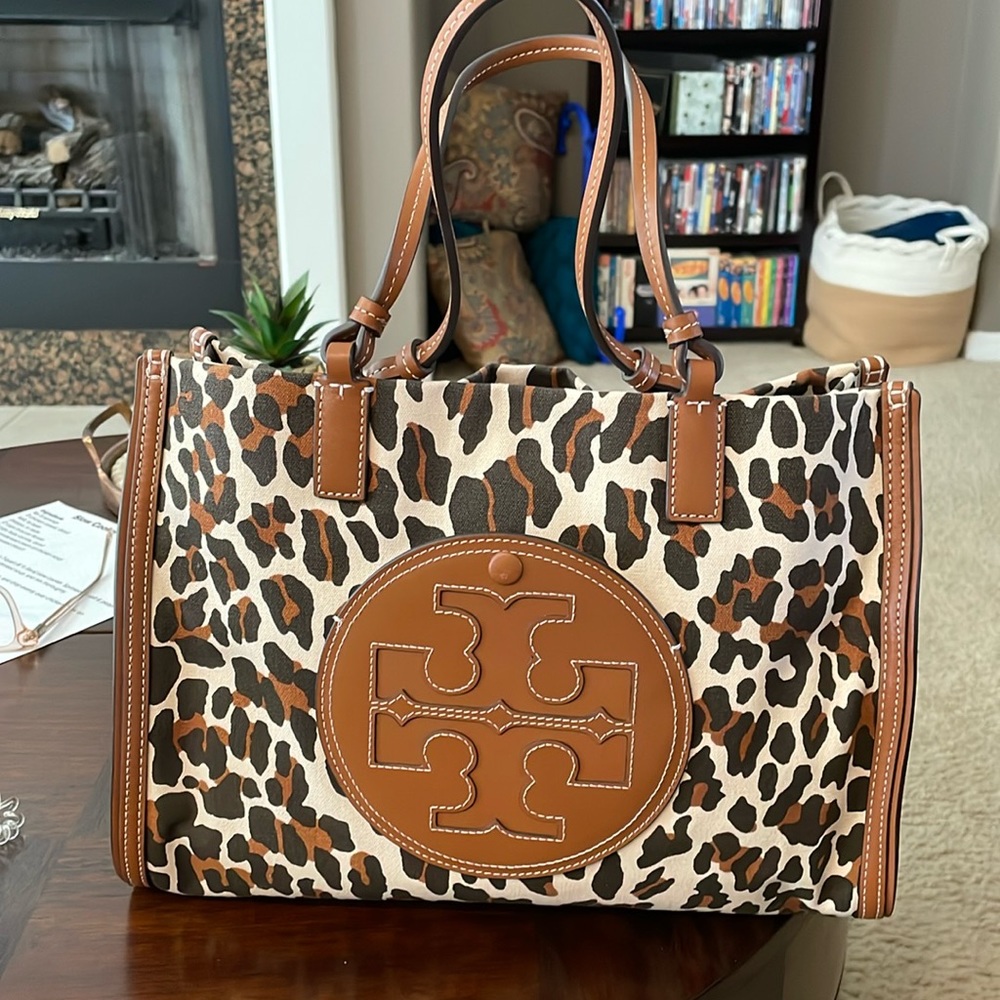 Tory Burch canvas handbag tote
